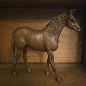 VTG Pam Tally Stoneburner Red Mill Handcrafted Horse Sculpture Figurine 1990